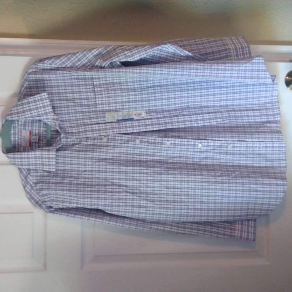 CROFT & BARROW NO-IRON CLASSIC FIT MEN'S DRESS SHIRT - SIZE 16.5 (34/35)